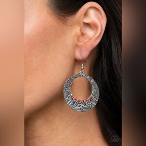 Adobe Dusk Red Earrings (84)